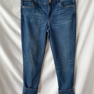 Whit House Black Market Classic Blue Women's Crop Jeans